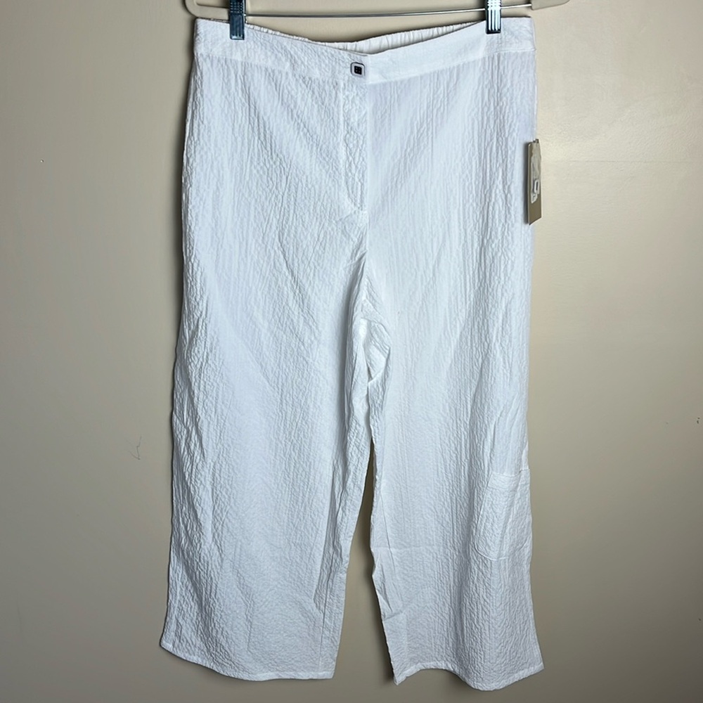 Habitat Crinkle Elastic Waistband Flood Pant Sz L